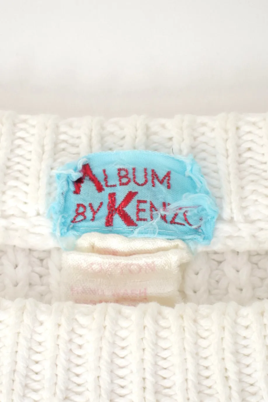 1980s Album By Kenzo Cotton Sweater