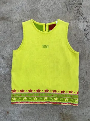 1990s Kenzo Jungle Intarsia Gilet