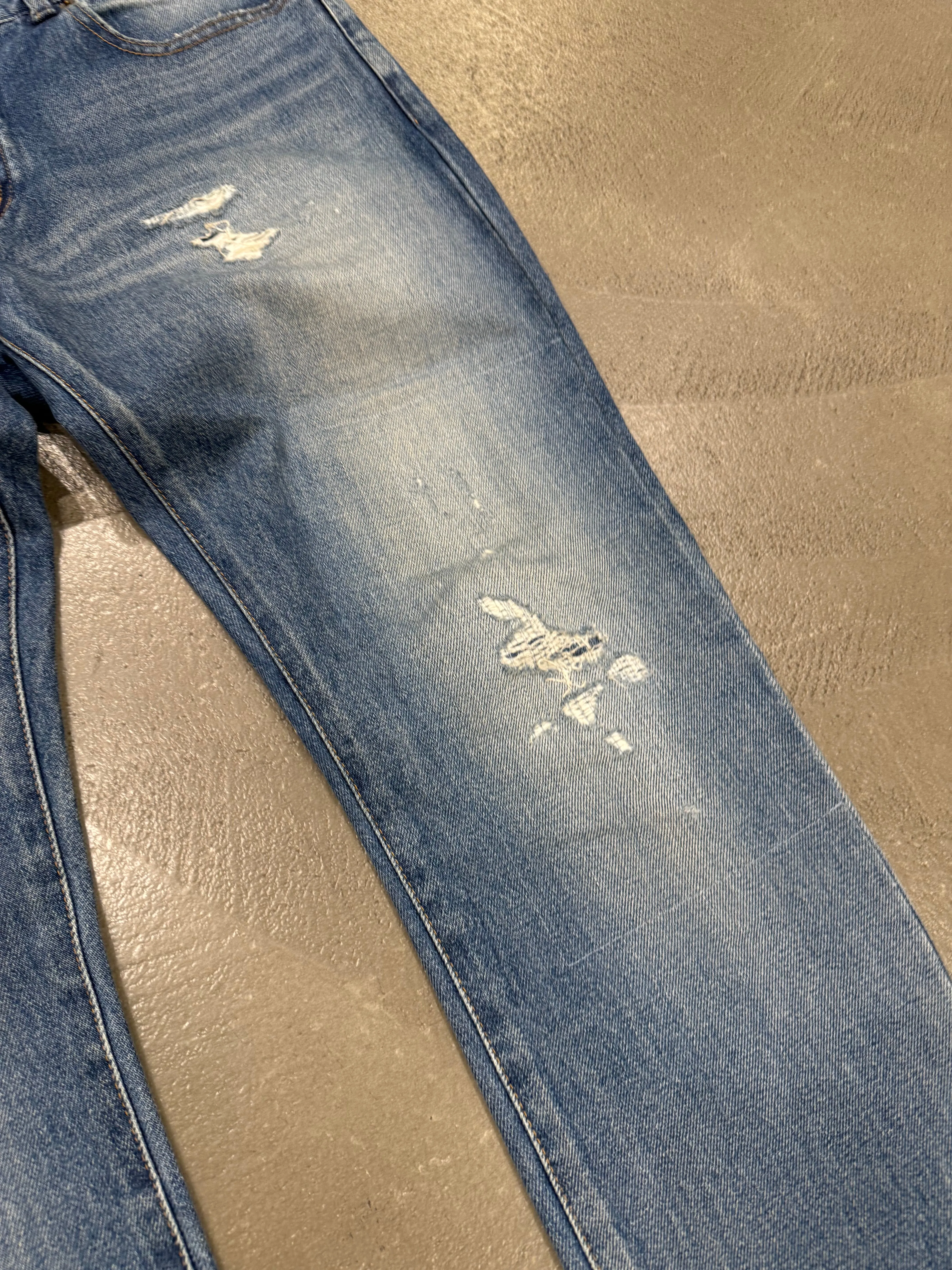 2016 Saint Laurent Distressed Jeans
