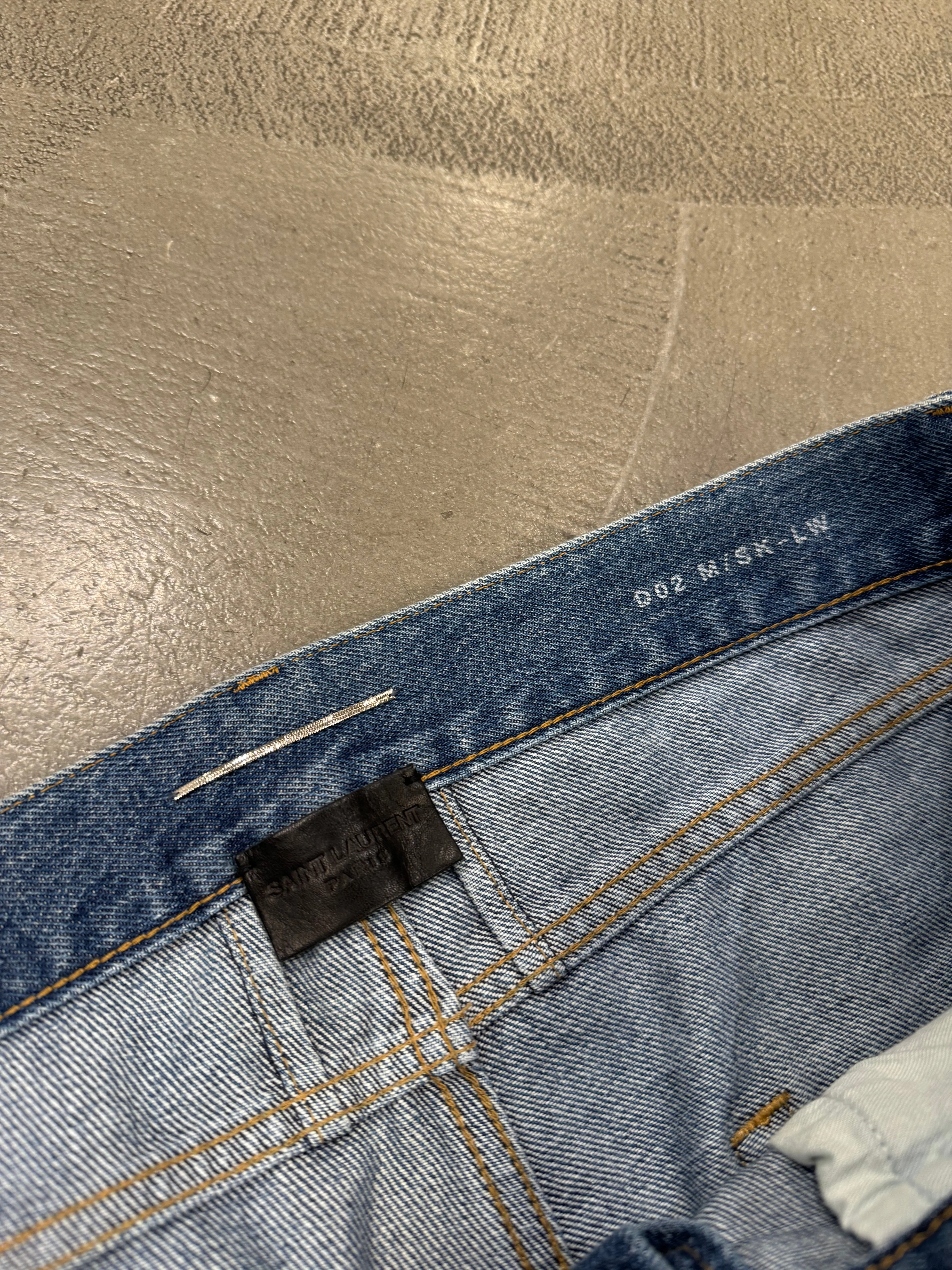 2016 Saint Laurent Distressed Jeans