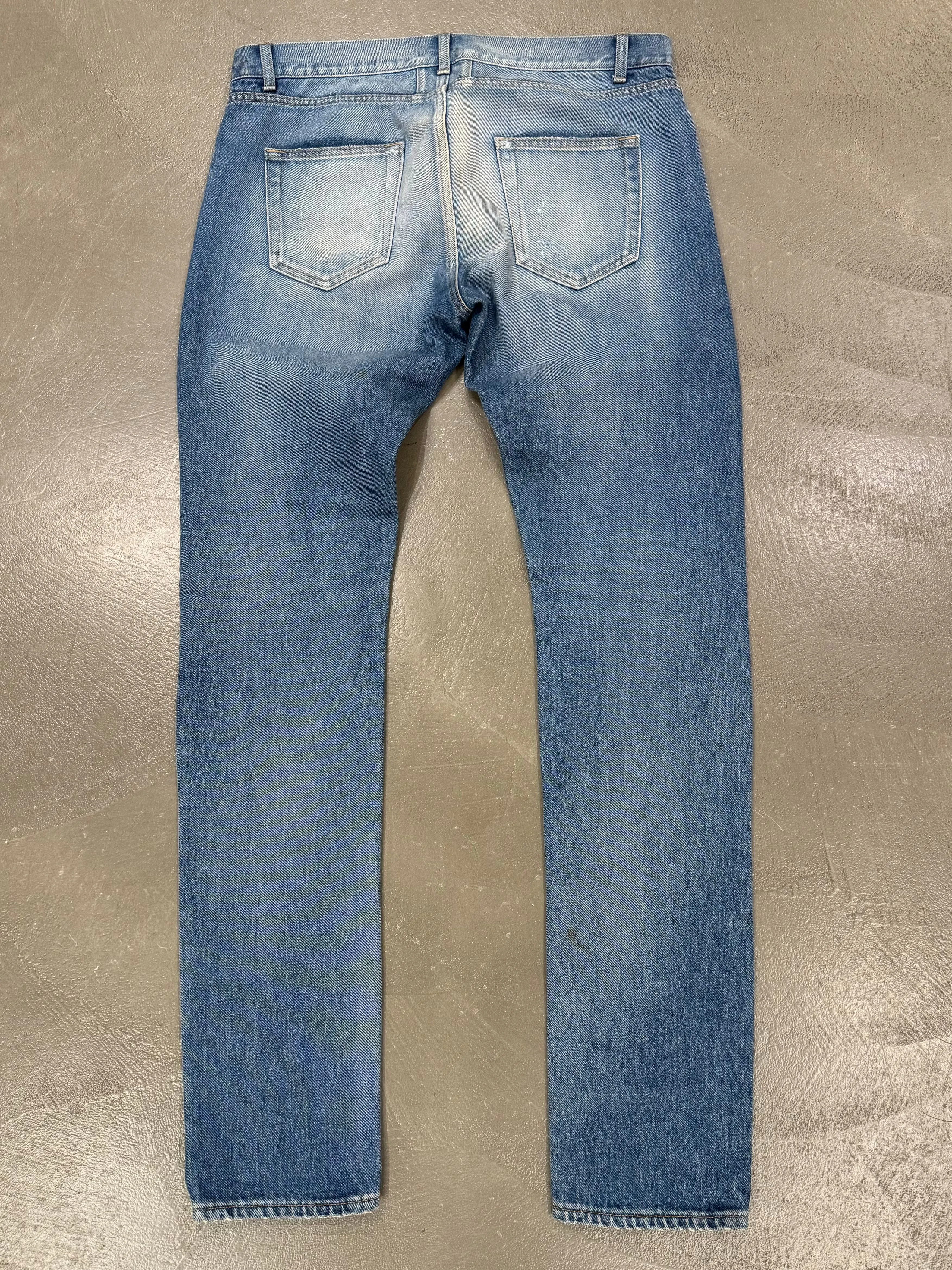 2016 Saint Laurent Distressed Jeans