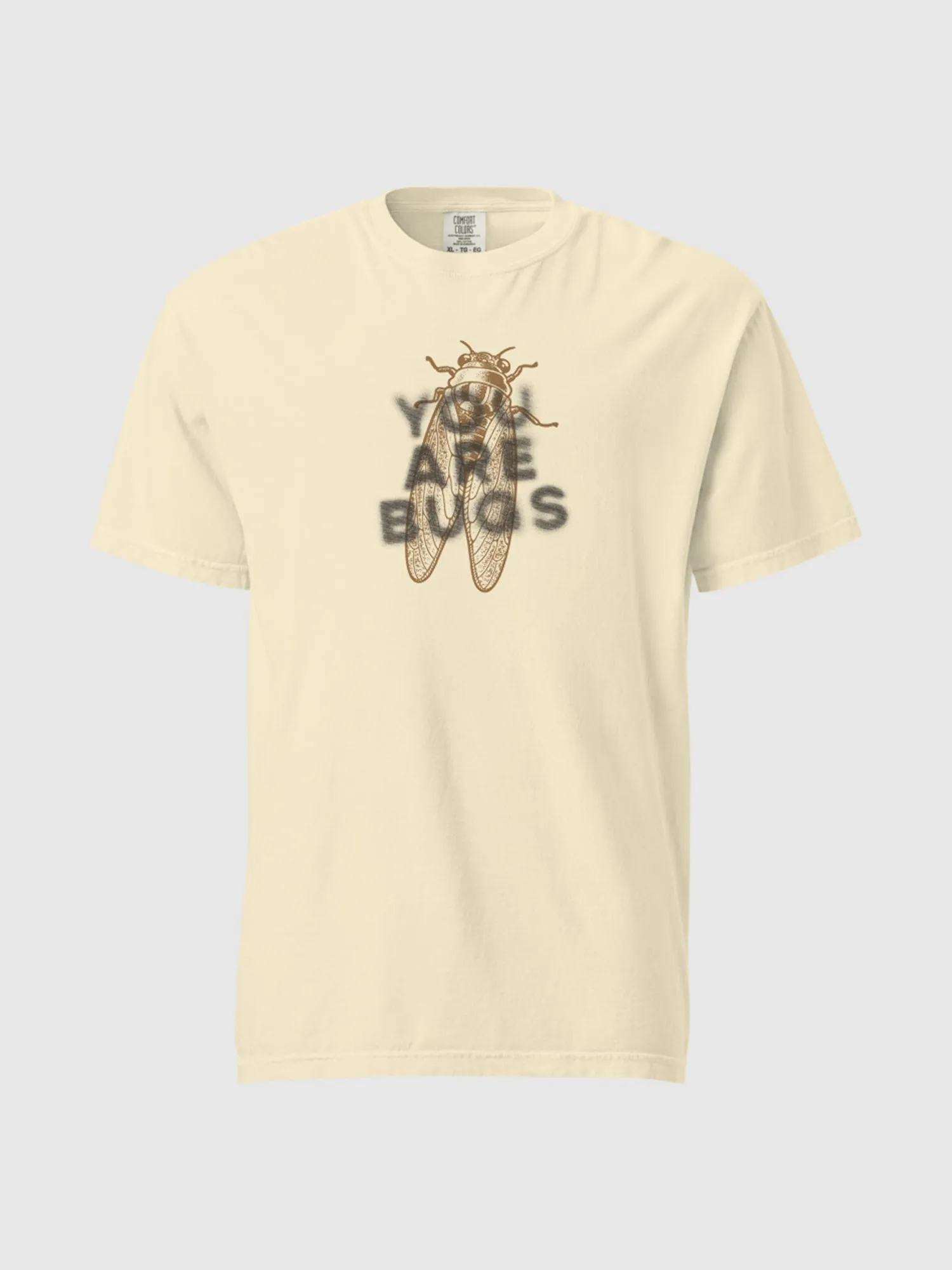 3 Body Problem You Are Bugs Unisex Heavyweight T-Shirt [Ivory]