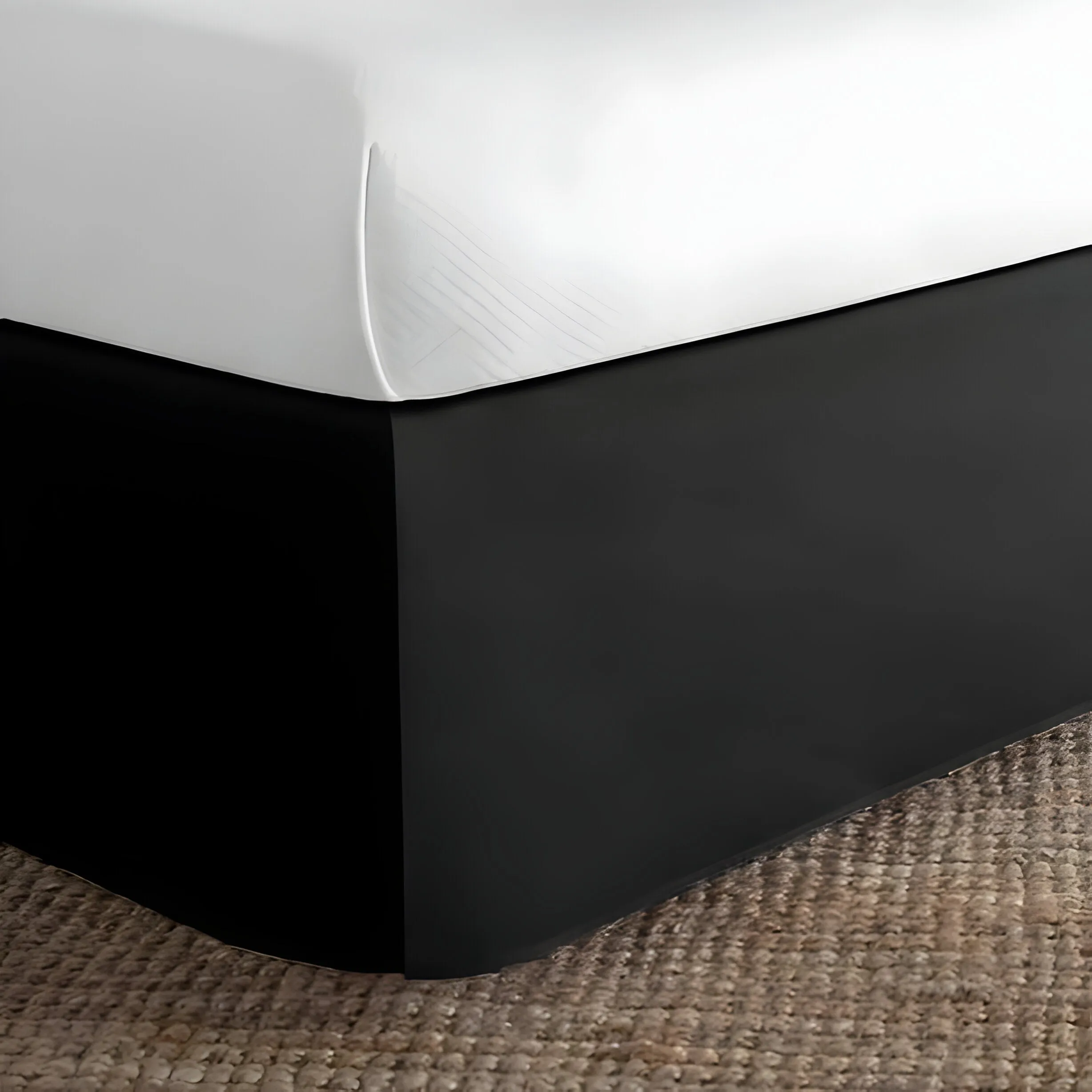 400TC Sateen Cotton Finished Look Tailored Bed Skirt