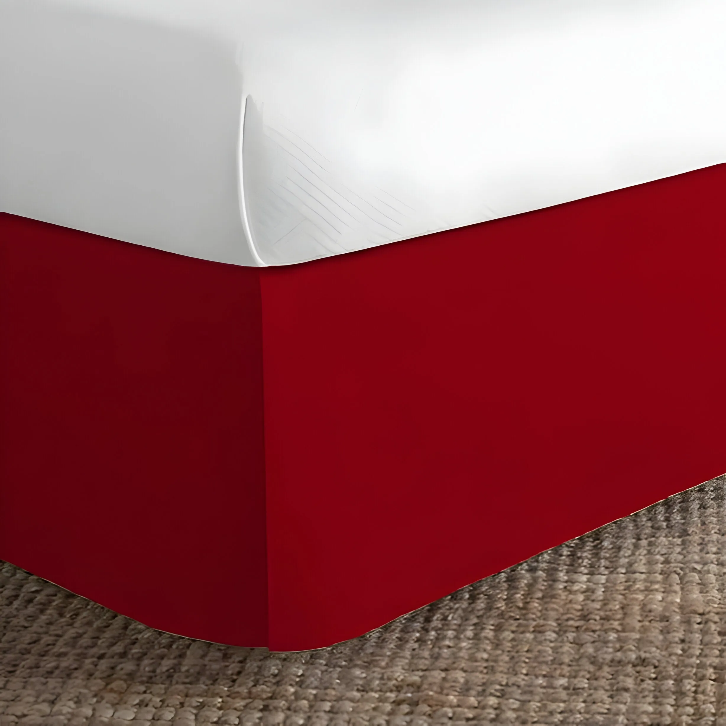 400TC Sateen Cotton Finished Look Tailored Bed Skirt