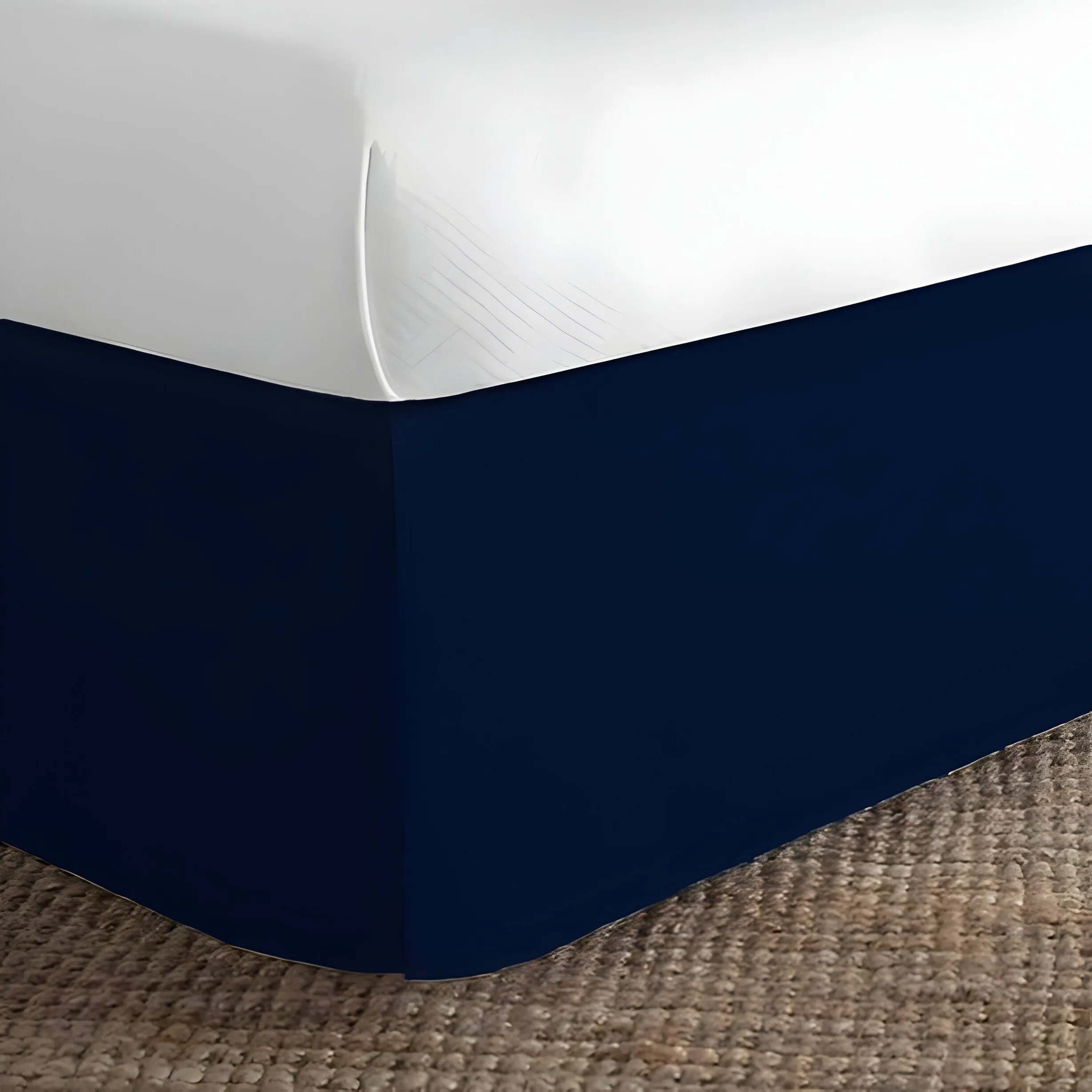 400TC Sateen Cotton Finished Look Tailored Bed Skirt