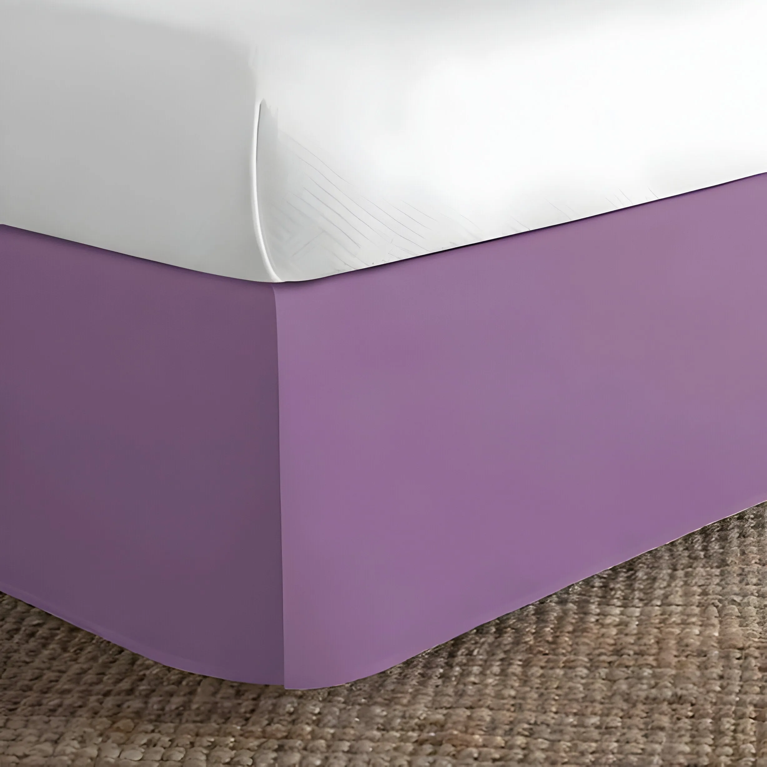 400TC Sateen Cotton Finished Look Tailored Bed Skirt