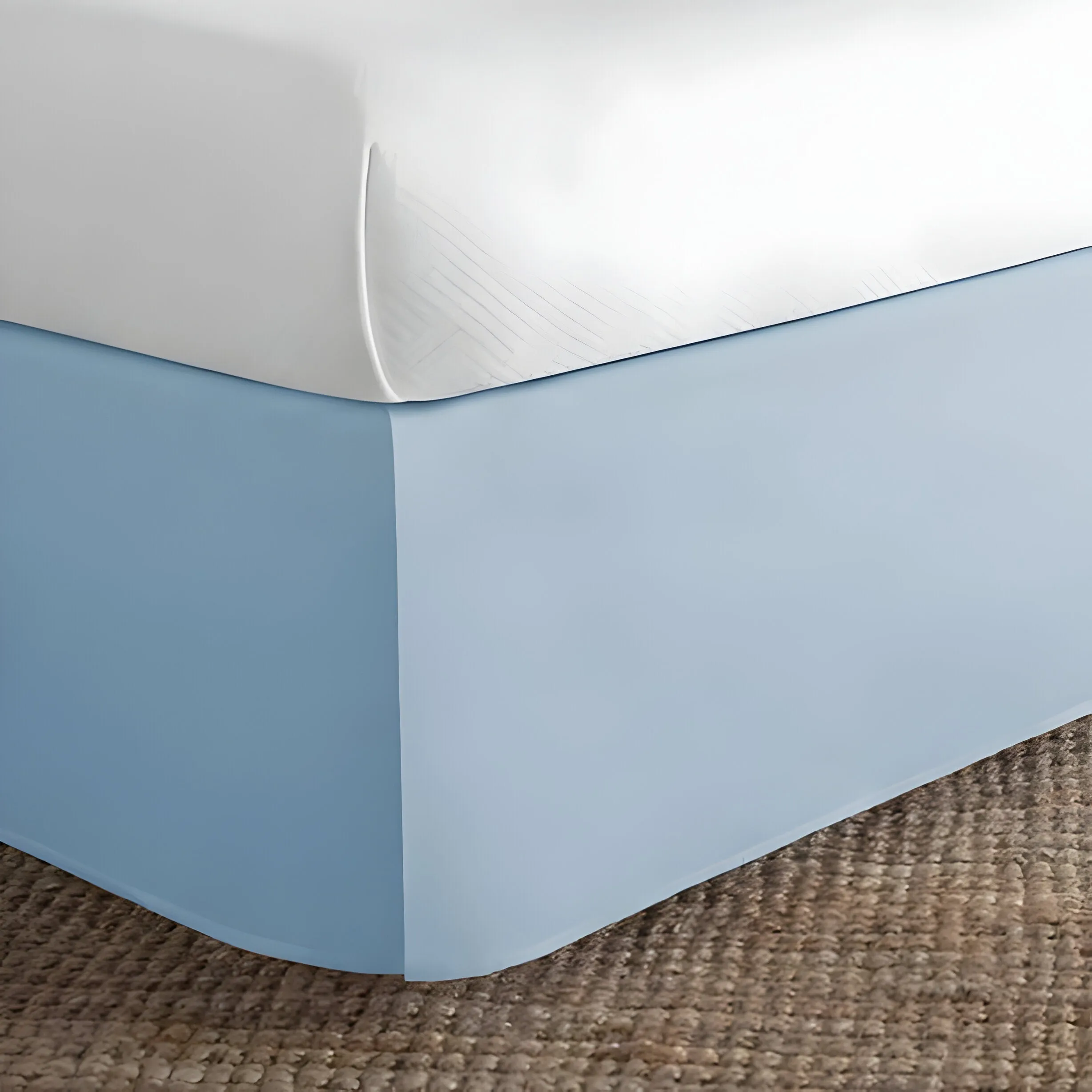 400TC Sateen Cotton Finished Look Tailored Bed Skirt