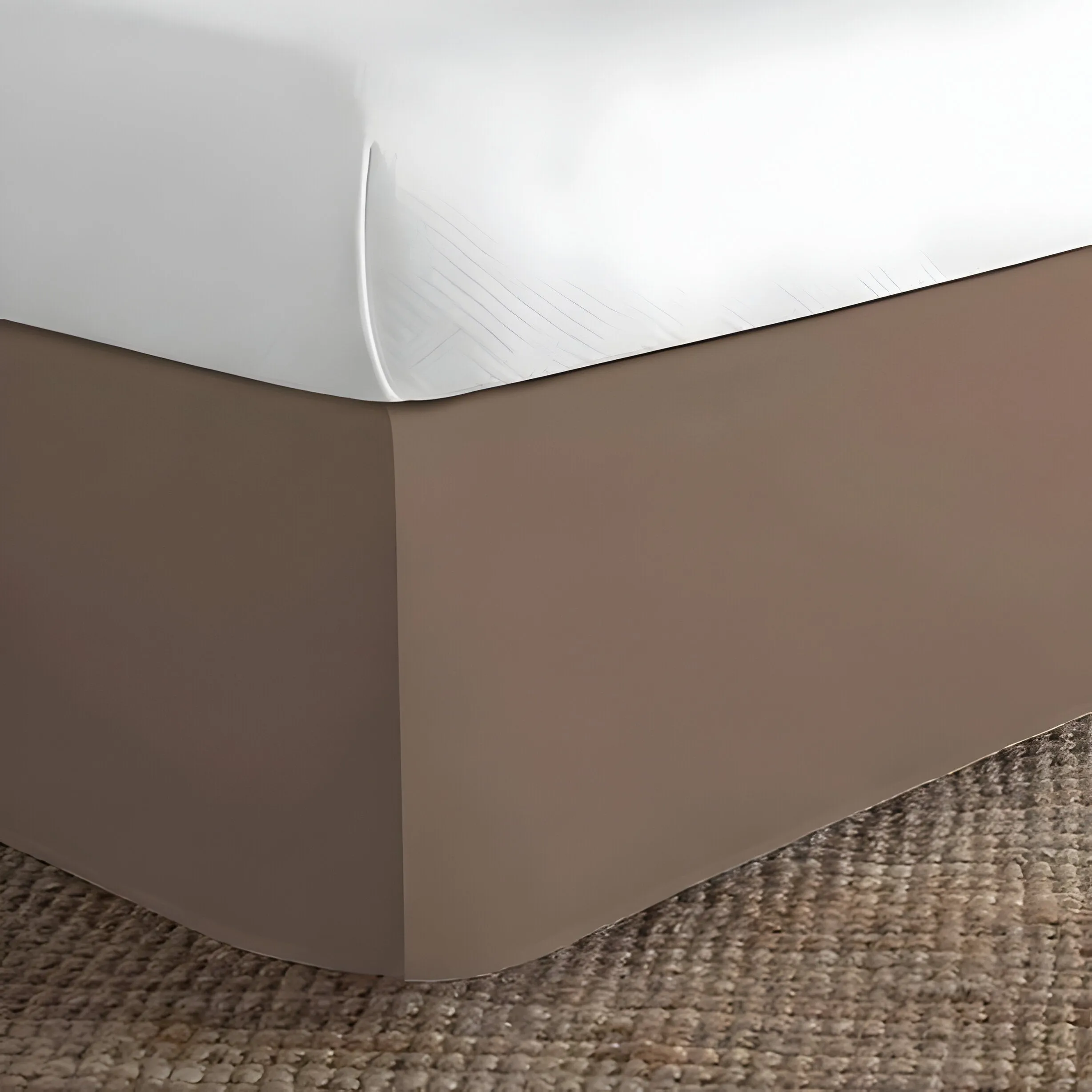 400TC Sateen Cotton Finished Look Tailored Bed Skirt