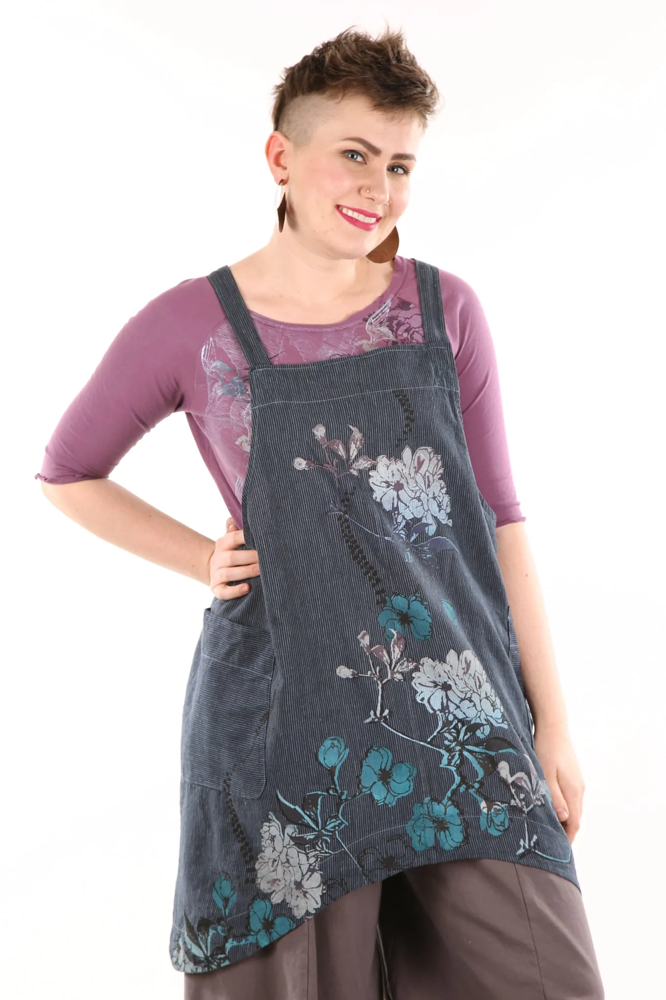 6202 Juniper Apron Jumper Kingfisher/Indigo-P
