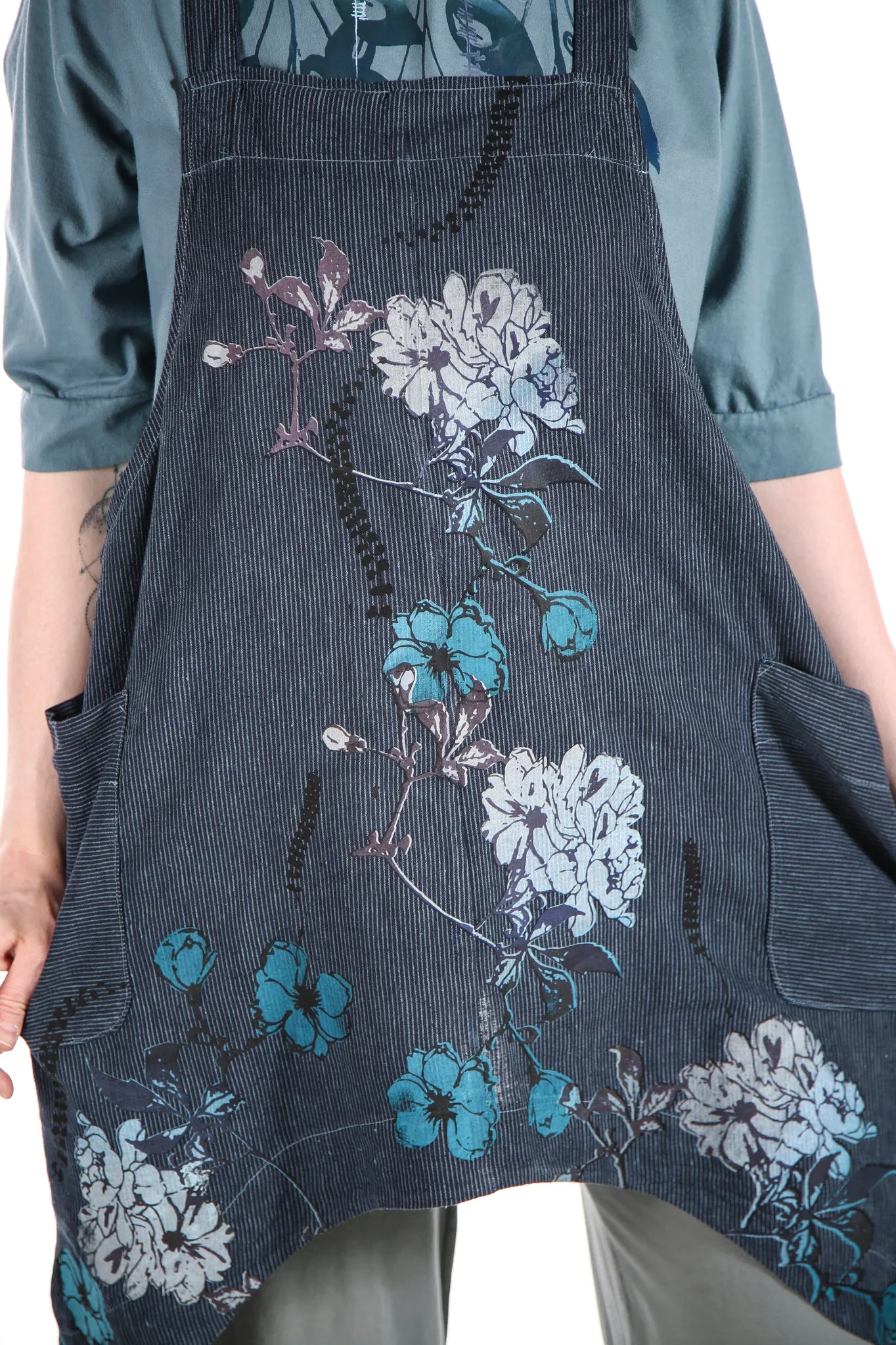 6202 Juniper Apron Jumper Kingfisher/Indigo-P