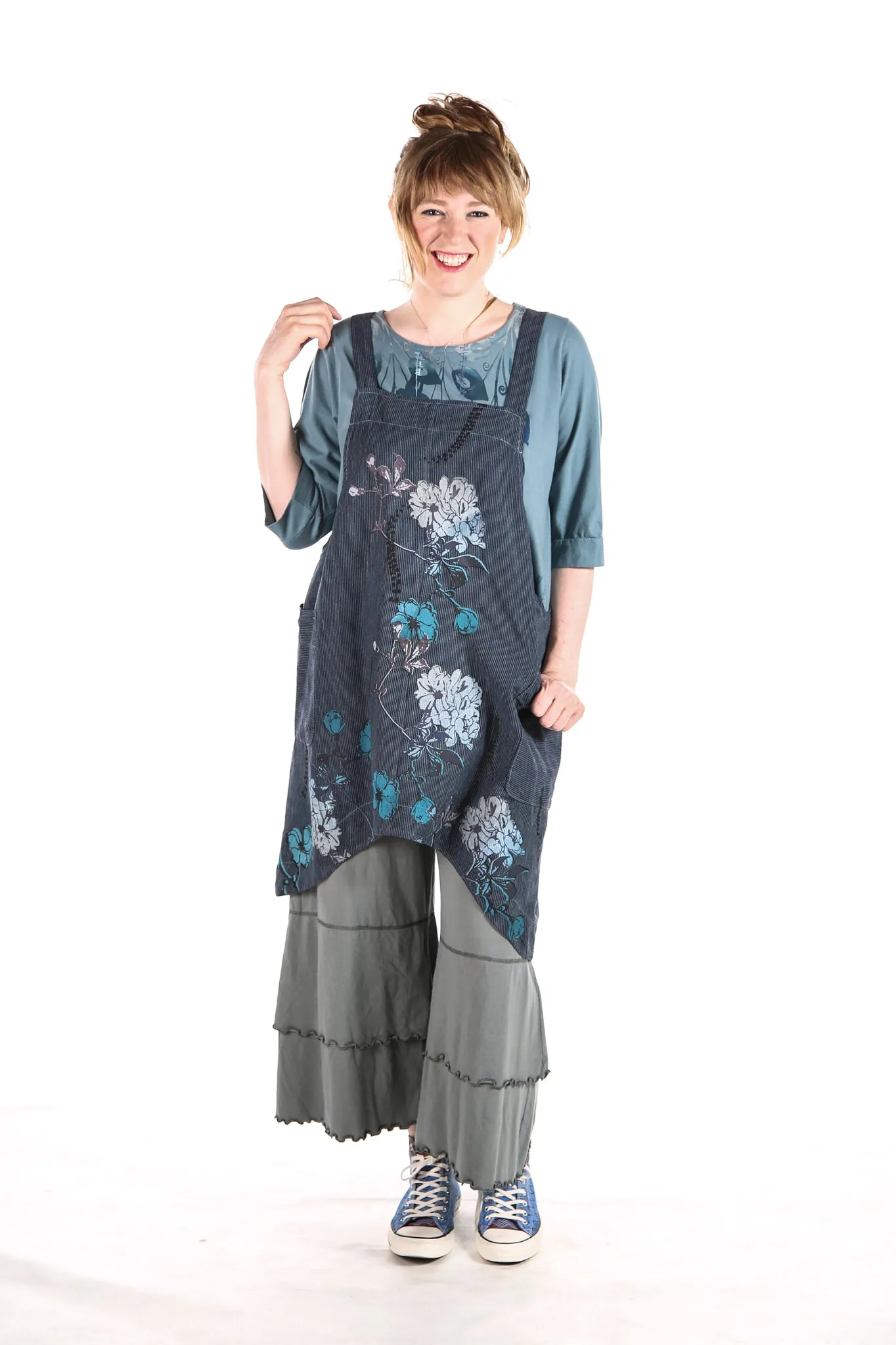 6202 Juniper Apron Jumper Kingfisher/Indigo-P