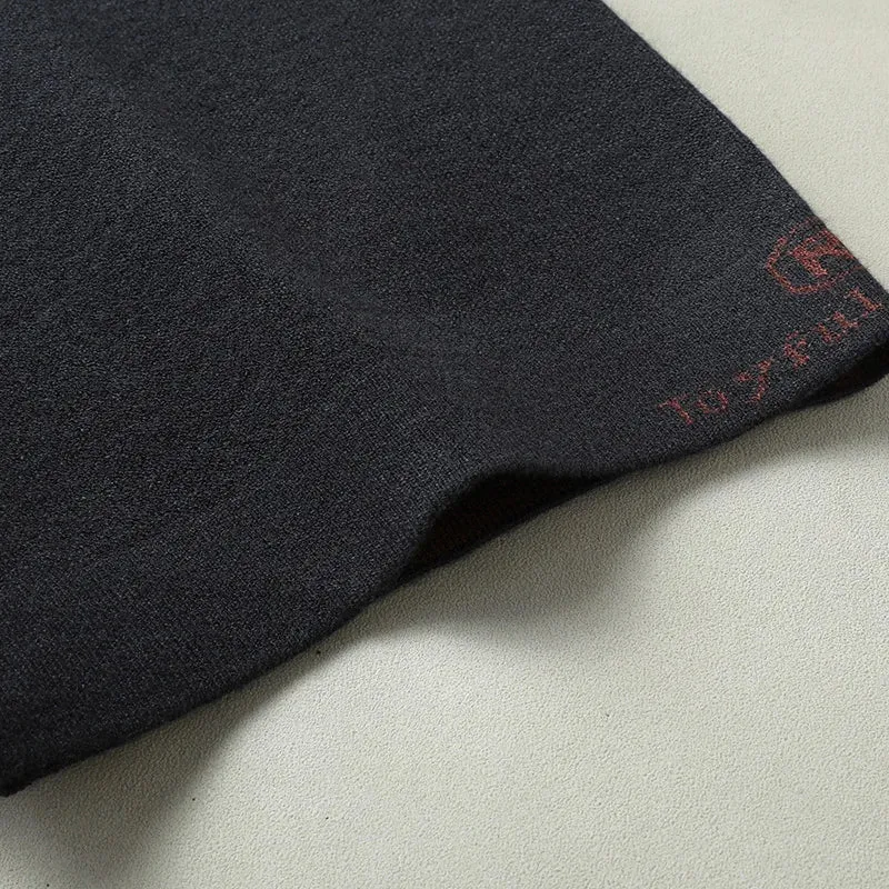 8XL 7XL 6XL 2024 New High End Comfortable Wool Sweater Men Short Sleeve Lapel Sweaters Man Business Casual Mens Christmas Jumper