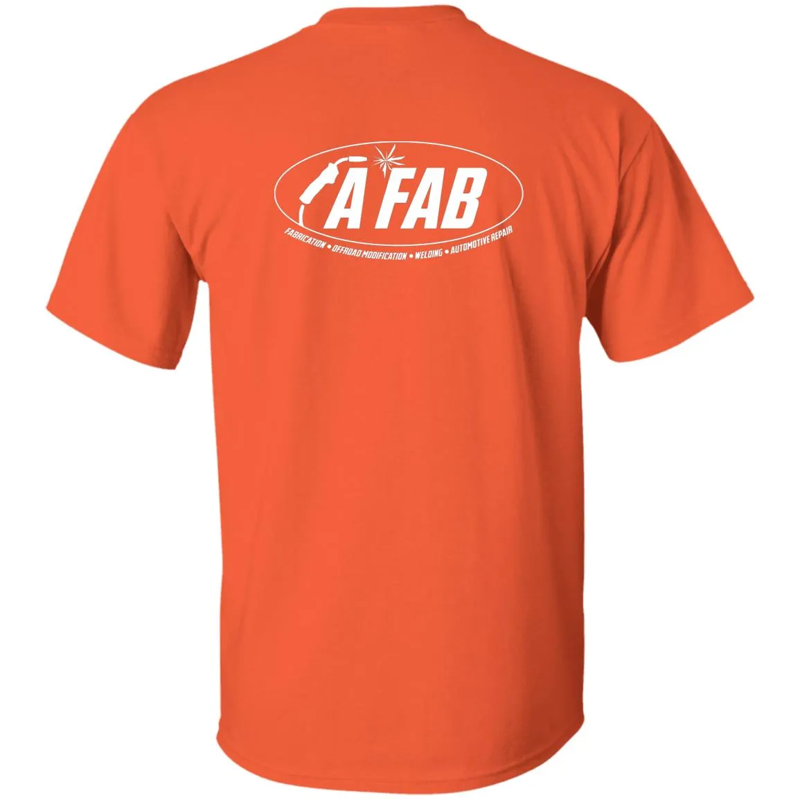 A Fab white logo G500B Youth 5.3 oz 100% Cotton T-Shirt