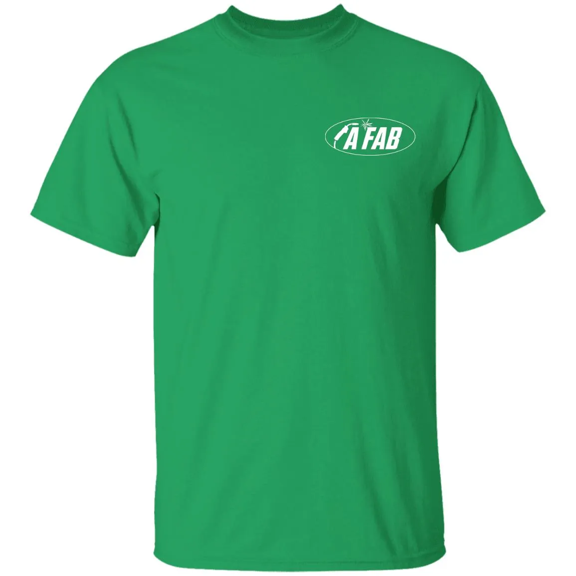 A Fab white logo G500B Youth 5.3 oz 100% Cotton T-Shirt
