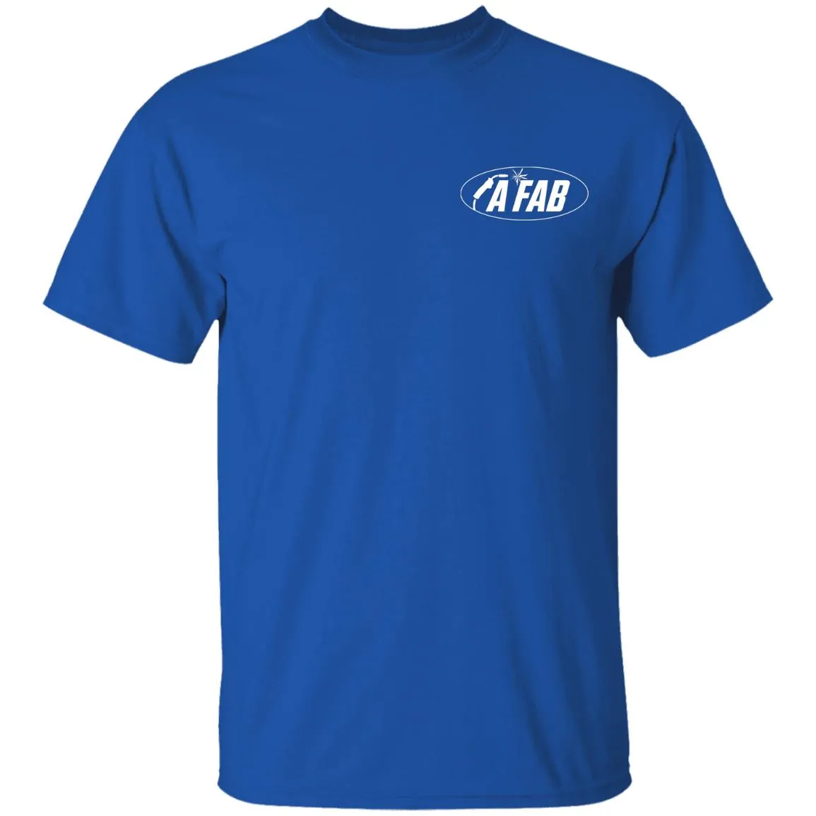 A Fab white logo G500B Youth 5.3 oz 100% Cotton T-Shirt