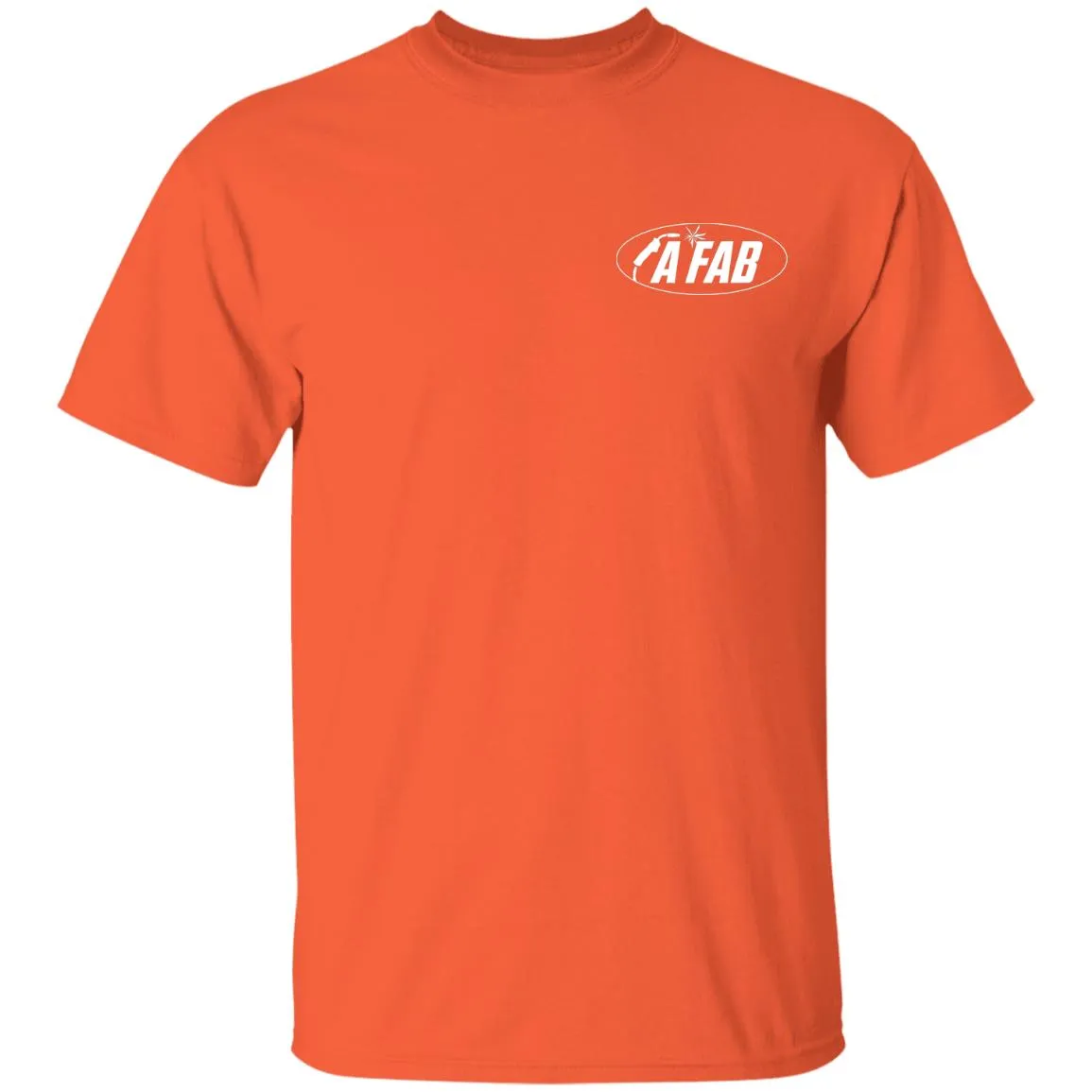 A Fab white logo G500B Youth 5.3 oz 100% Cotton T-Shirt