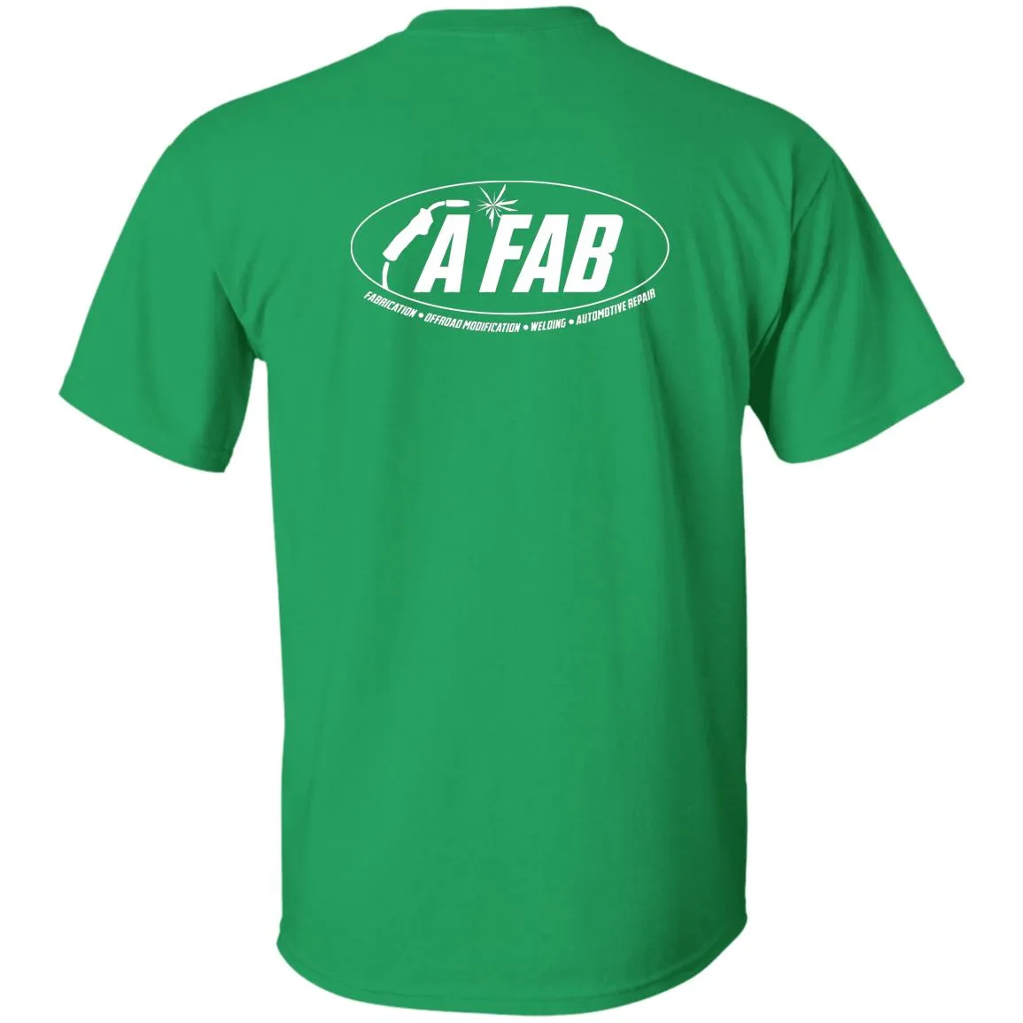 A Fab white logo G500B Youth 5.3 oz 100% Cotton T-Shirt