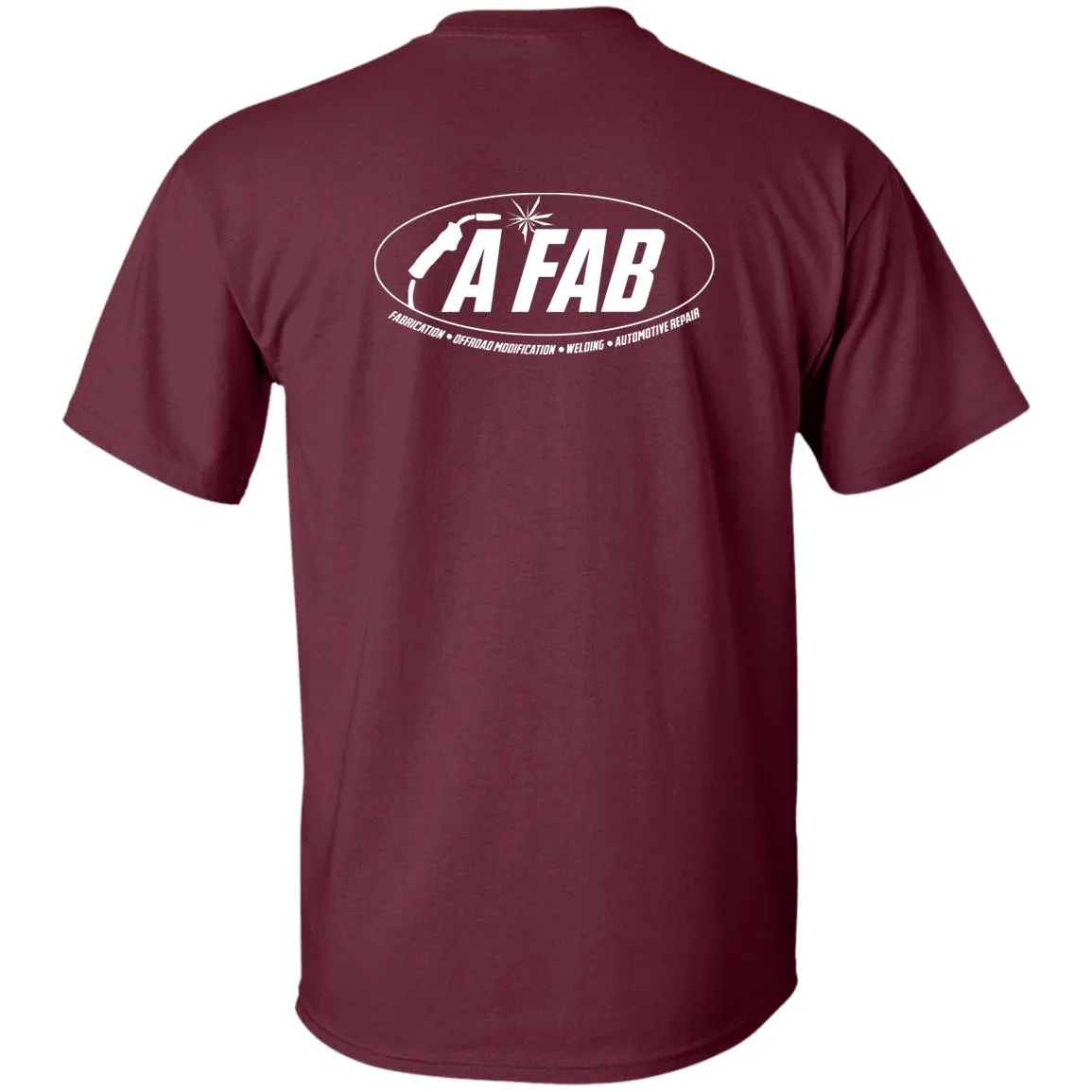 A Fab white logo G500B Youth 5.3 oz 100% Cotton T-Shirt