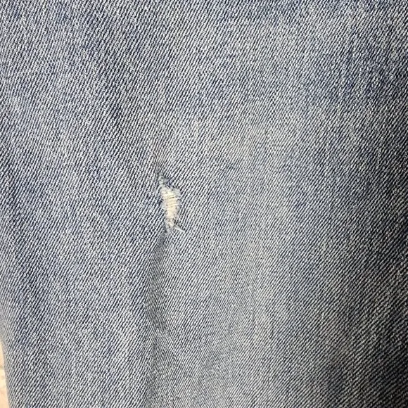 Abercrombie &amp; Fitch The 90's Straight Ultra High Rise Jeans Curve Love 32/14R