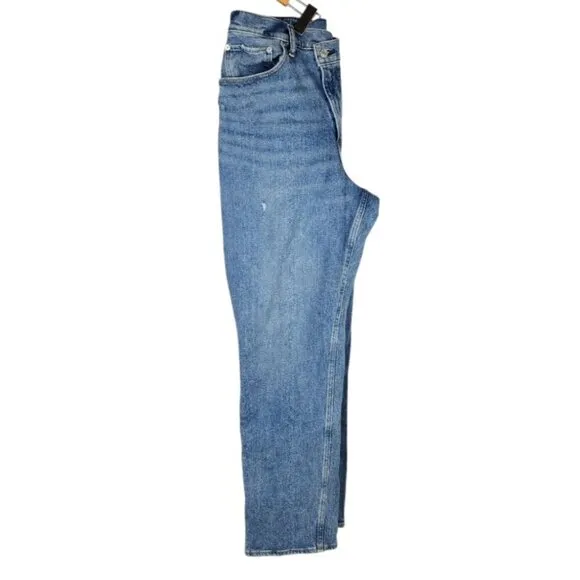Abercrombie &amp; Fitch The 90's Straight Ultra High Rise Jeans Curve Love 32/14R