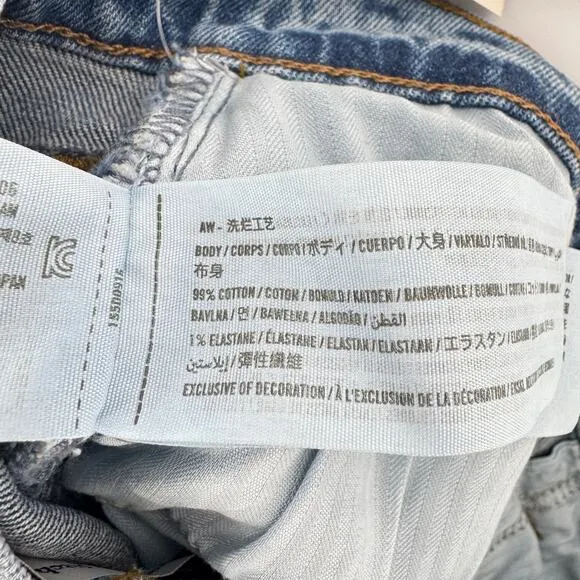 Abercrombie &amp; Fitch the 90’s Ultra High Rise Jean Curve Love Size 26 NEW