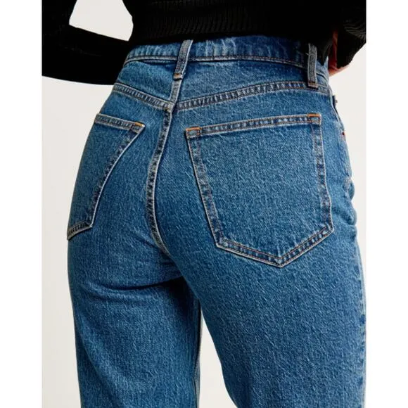 Abercrombie &amp; Fitch the 90’s Ultra High Rise Jean Curve Love Size 26 NEW
