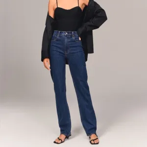Abercrombie &amp; Fitch Ultra High Rise 90s Straight Jean 27