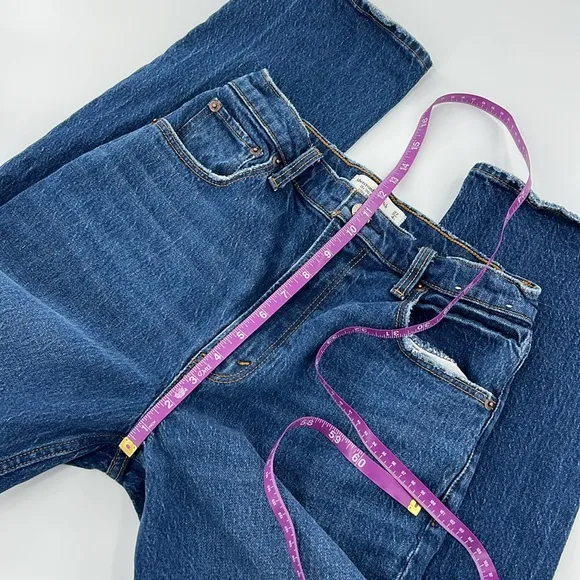 Abercrombie &amp; Fitch Ultra High Rise 90s Straight Jean 27