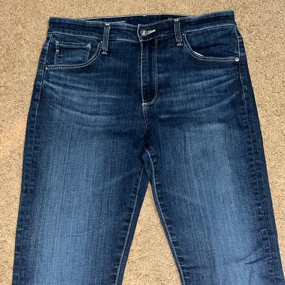 AG Adriano Goldschmied Farrah High-Rise Skinny Jeans Fler Blue 29