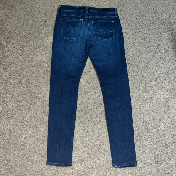 AG Adriano Goldschmied Farrah High-Rise Skinny Jeans Fler Blue 29