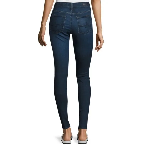 AG Adriano Goldschmied Farrah High-Rise Skinny Jeans Fler Blue 29