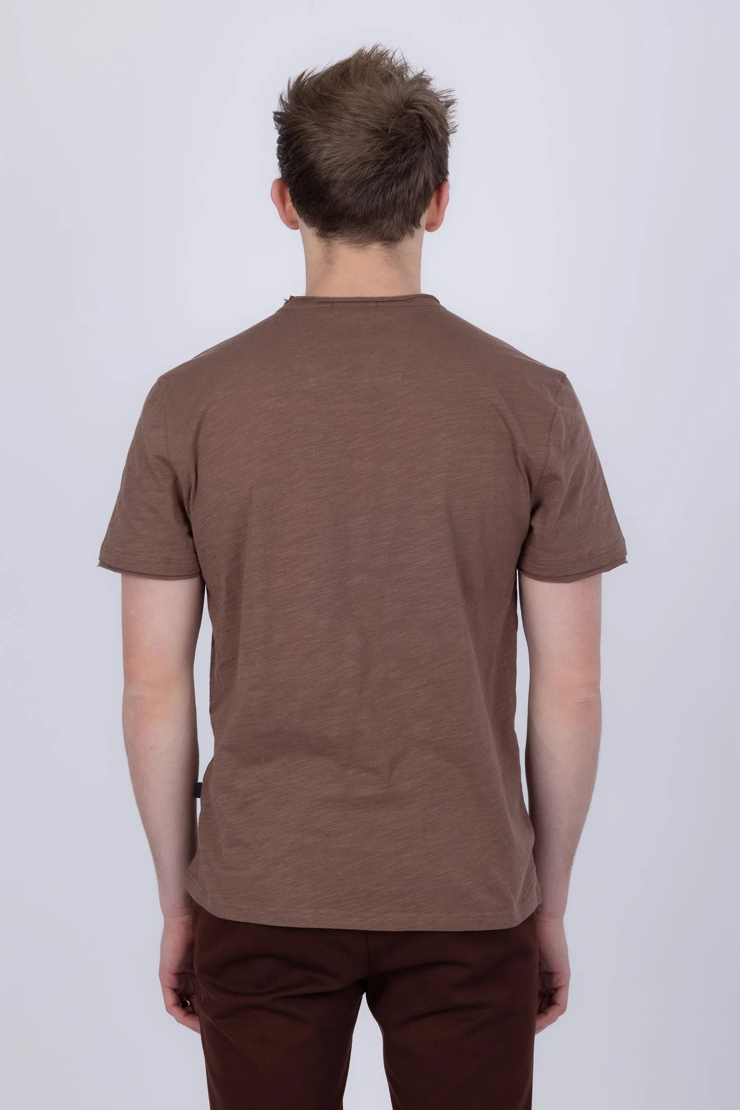 Agra V-Neck Solid T-Shirts