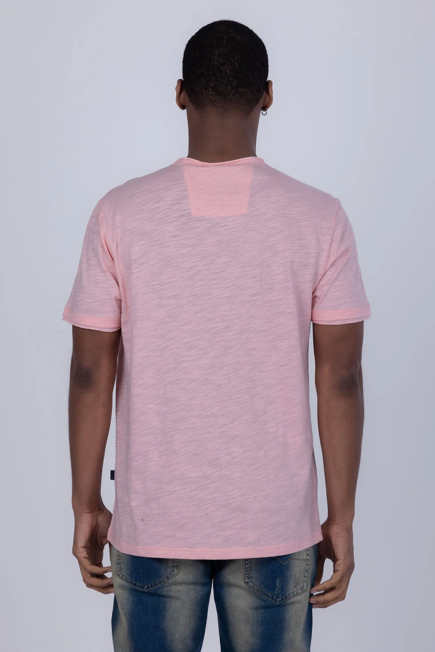 Agra V-Neck Solid T-Shirts
