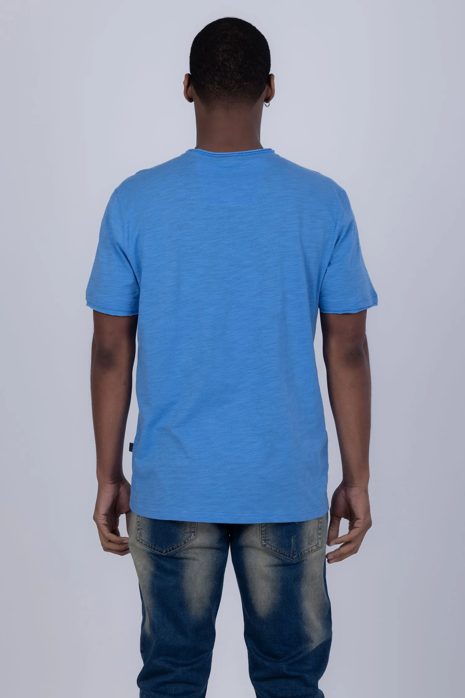 Agra V-Neck Solid T-Shirts