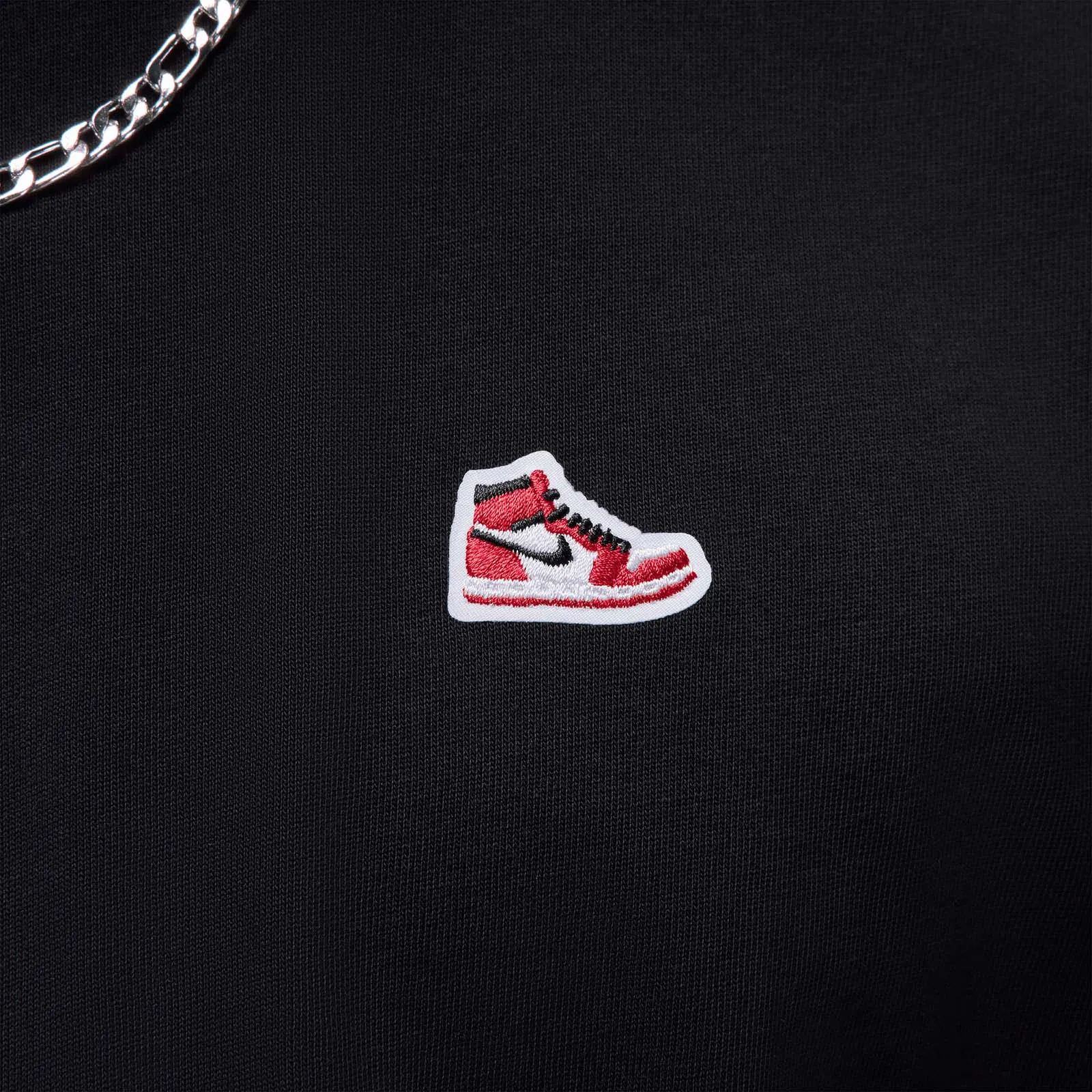 AJ1 Sneaker Patch T-Shirt - Black