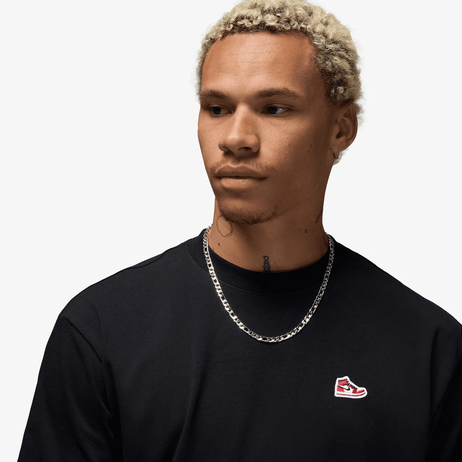 AJ1 Sneaker Patch T-Shirt - Black