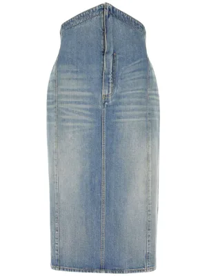 Alexander McQueen Skirts Clear Blue