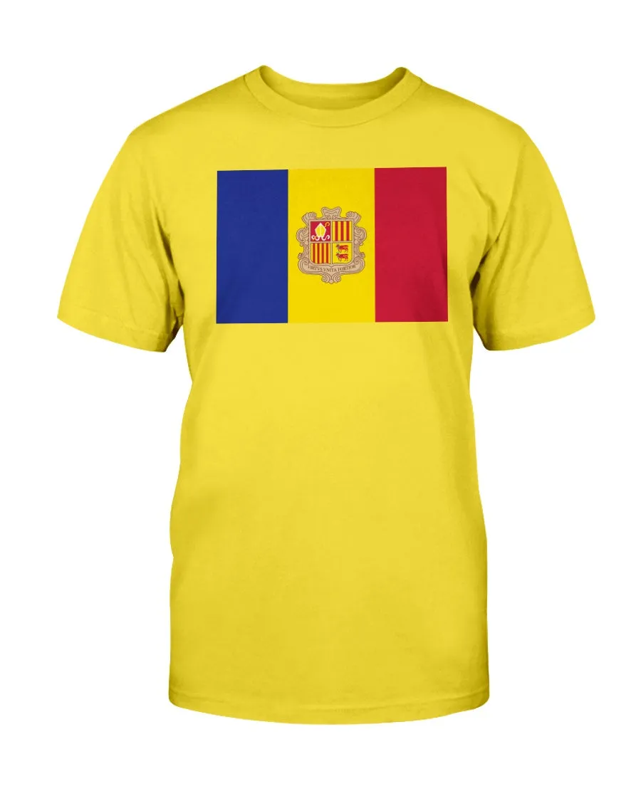 Andorian Flag Gildan Cotton T-Shirt