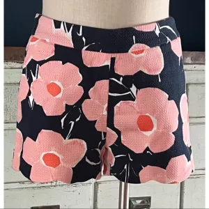 Anthropologie Georgie Floral Retro Scallop Shorts NWT New 4