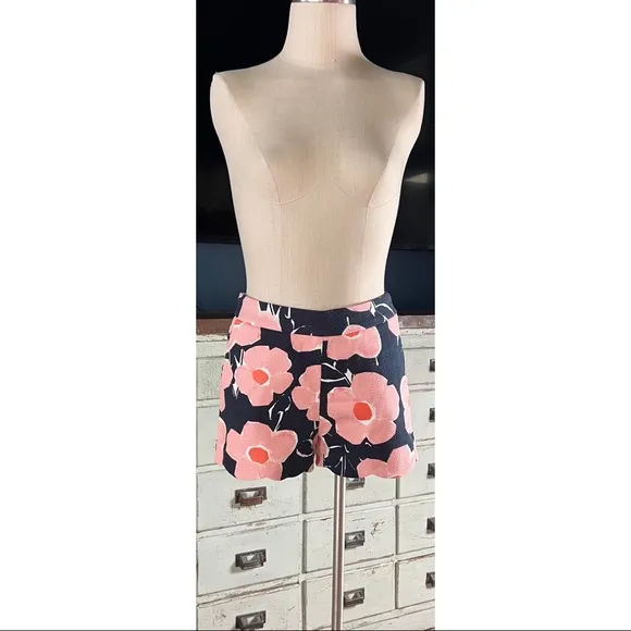 Anthropologie Georgie Floral Retro Scallop Shorts NWT New 4