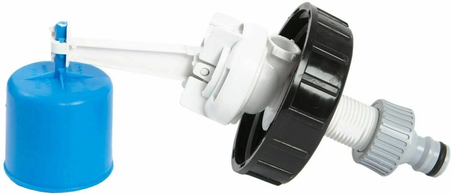 Aquaroll Water Mains Adaptor Ball Valve Float Caravan Motorhome