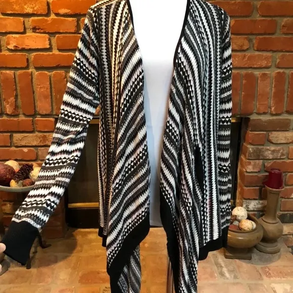 ARDEN B. Chic FESTIVAL SouthwesternAztec Boho Sweater Coat Jacket L