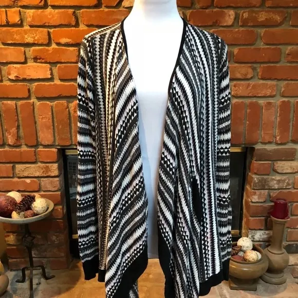 ARDEN B. Chic FESTIVAL SouthwesternAztec Boho Sweater Coat Jacket L