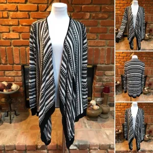 ARDEN B. Chic FESTIVAL SouthwesternAztec Boho Sweater Coat Jacket L
