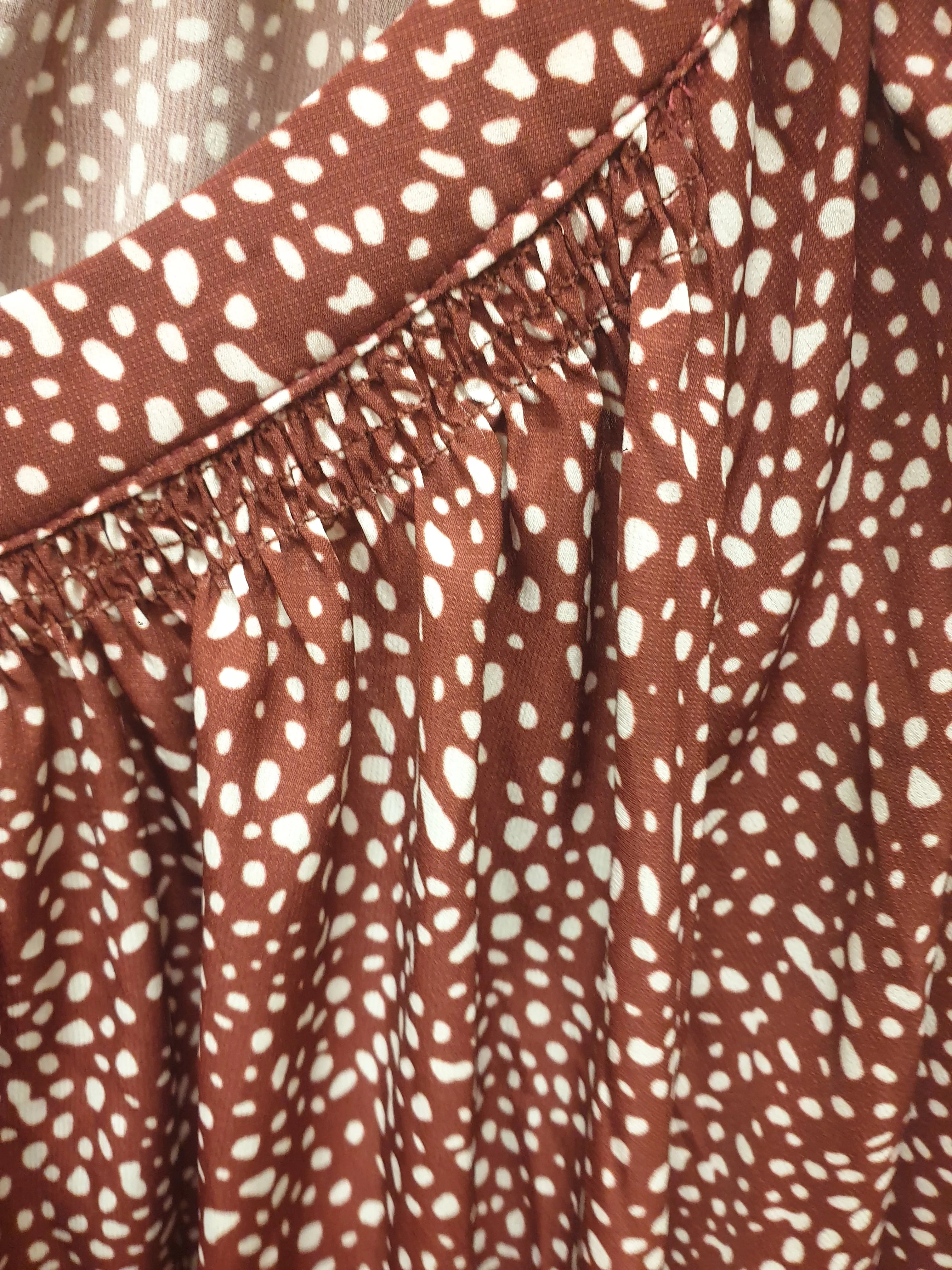 Atmos & Here red print top size 26