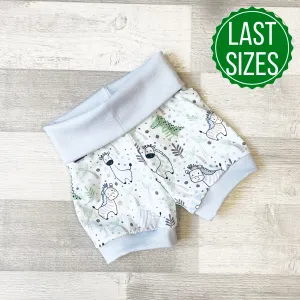 Baby Animals Foldover Shorts