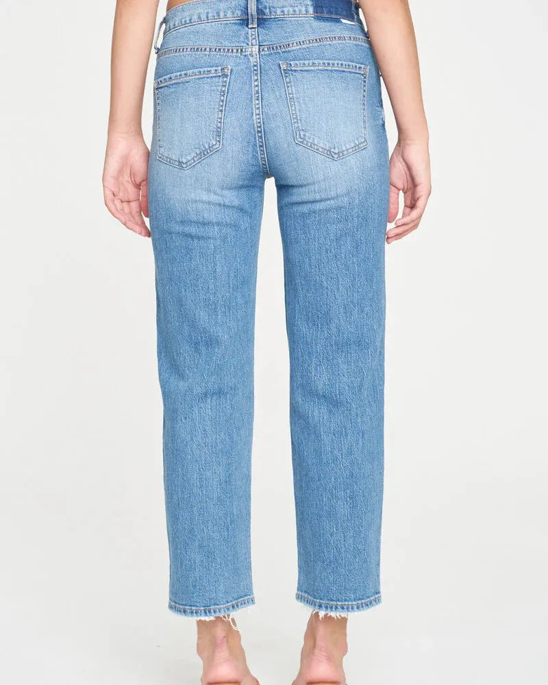 Backstage Babe Mid Rise Straight Jeans
