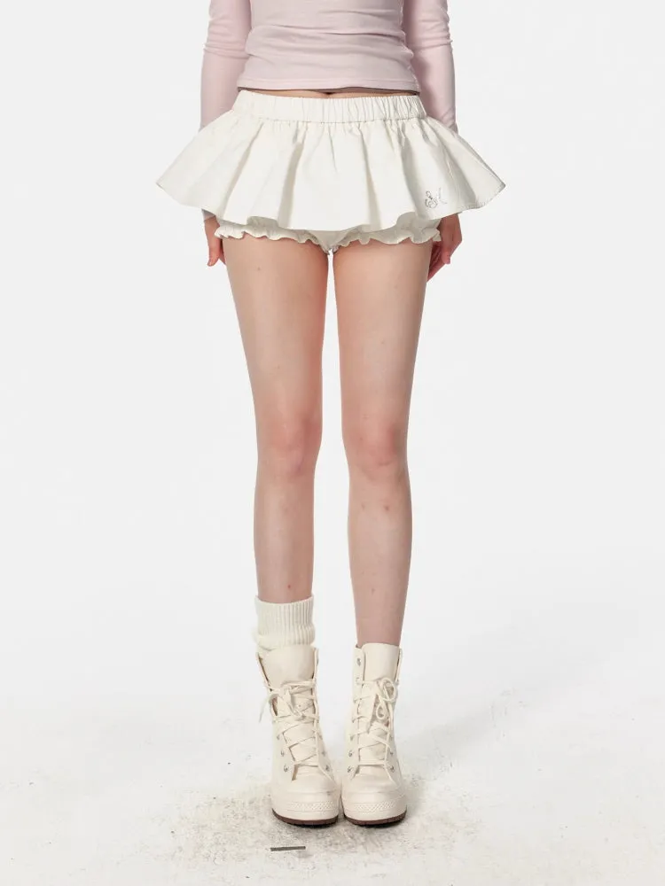 Balloon Frill Skirt Shorts