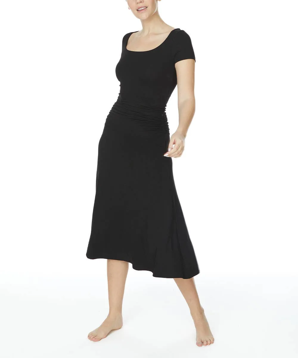 Bamboo Mid Length Skirt Flared