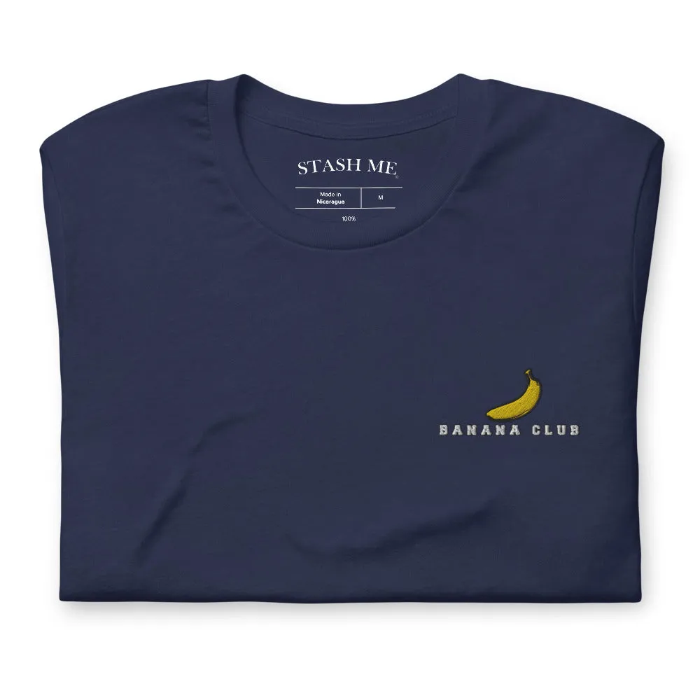 Banana Club - Embroidered Banana Club T-Shirt